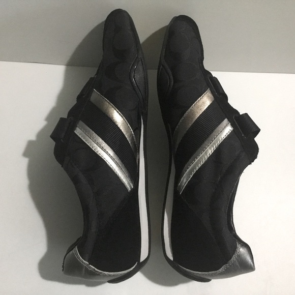 Coach Jenney Signature fabric and leather sneakers - Picture 6 of 11